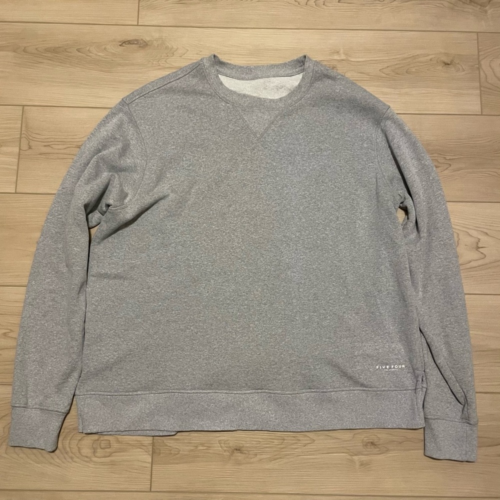 Five Four Ozark crewneck heather gray sweatshirt XL